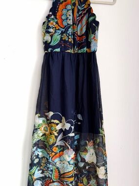 by & by Girl Navy Floral Printed Dress